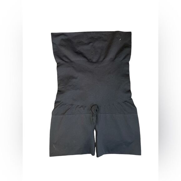 MeMoi SlimMe Women's High Waisted Shaping Short size XL color black - Picture 2 of 4